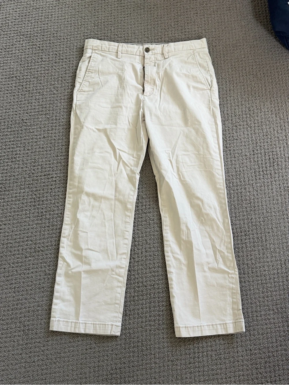 Banana Republic Men's Cream Chino Pants